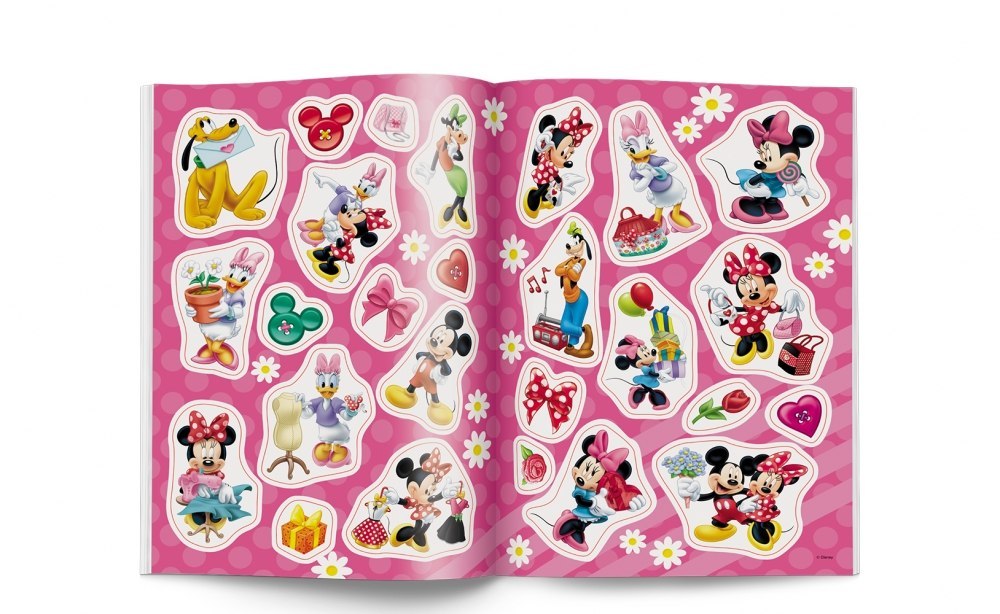 LIVRE DE PEINTURE 205X290 DISNEY MINNIE STICKERS AM